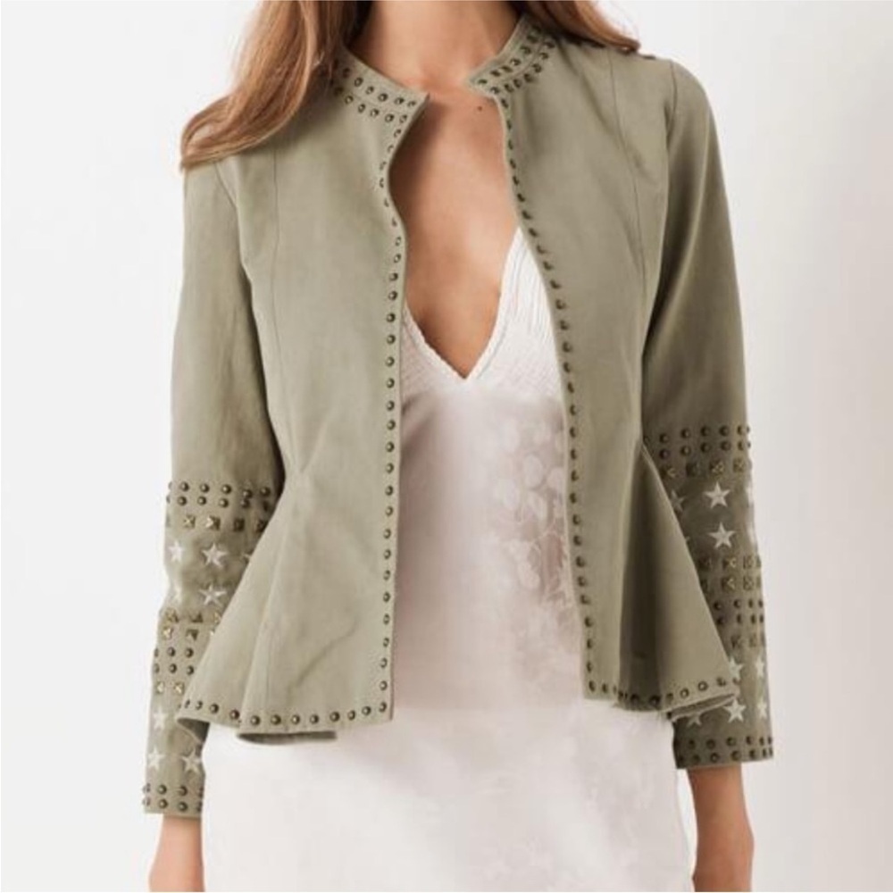 Spell and the Gypsy Collective Eagleback Matinee Jacket NWT KHAKI ARMY GREEN S - Picture 4 of 16